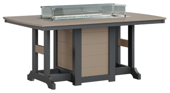 Berlin Gardens Garden Classic 44"x72" Rectangular FIRE Table Counter Height